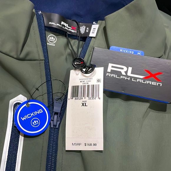 NWT Polo Ralph Lauren
Active RLX Golf Performance Stretch Interlock Track Jacket - Picture 4 of 6